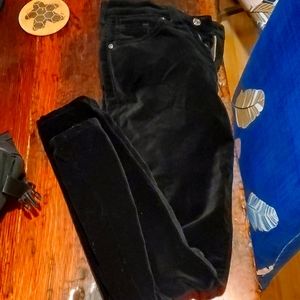 Silver Jeans black skinny Velvet jeans size 27 Aiko style
